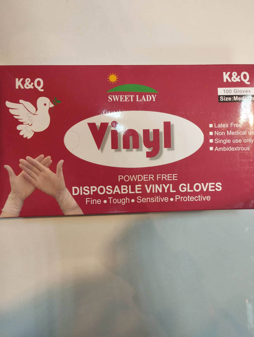 VINYL GLOVES POWDER FREE MEDIUM Lepac