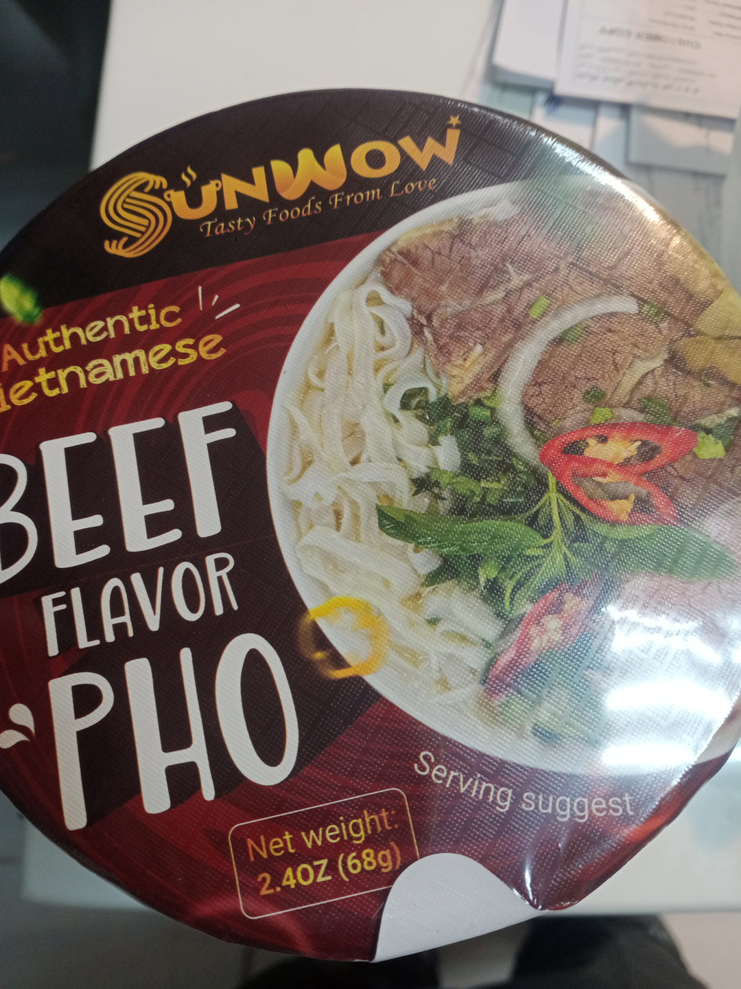 Sunwow Beef Pho 68g