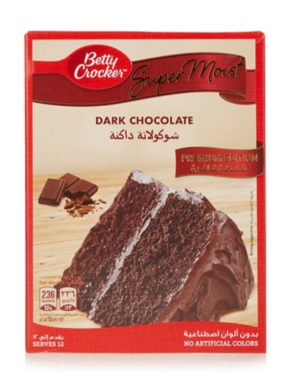 Betty crocker dark chocolate mix 510 gm